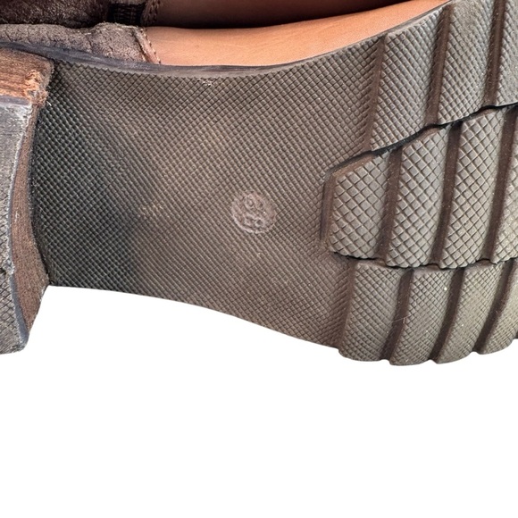 Pikolinos Ankle Boots EU 38 US 8 Leather Suede Tan Block Heel Made in Spain S1 - Picture 10 of 14